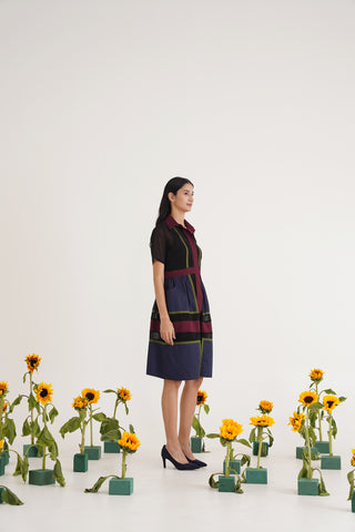 Fiona Colour Blocked Dress