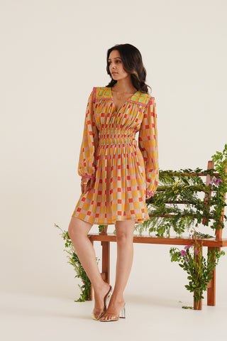 Greda Checked Dress