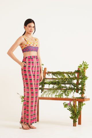 Ada Checked Co-ord Set