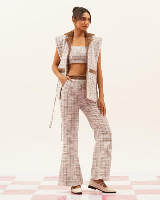 Zanna Tweed and Fur 3 Piece Set