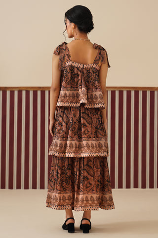 Arabel Brown Ruffle Co-ord