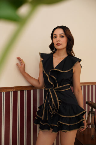 Nora Flounced Skort Dress