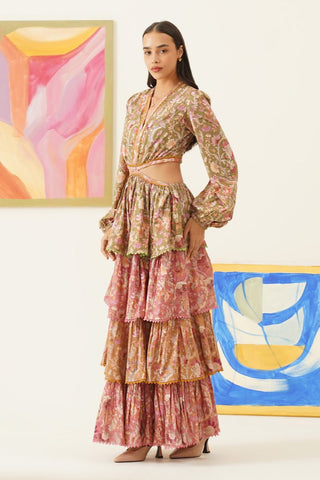 Neroli Tierred Maxi Dress