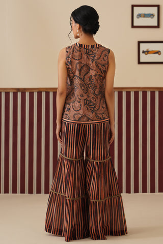 Leora Tiered Flared Pants