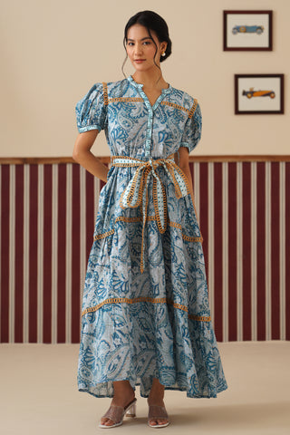 Elowyn Paisley Midi Dress
