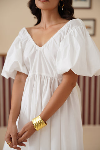 Odessa White Bow Dress