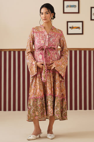 Vivara Tiered Maternity Dress