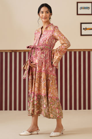 Vivara Tiered Maternity Dress
