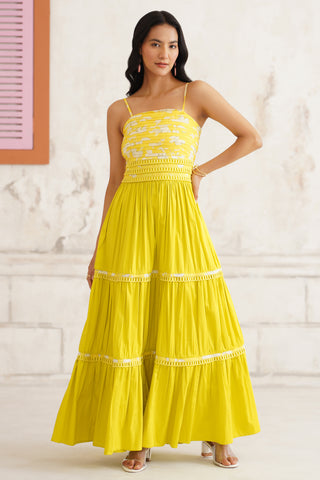 Zelina Tiered Maxi Dress