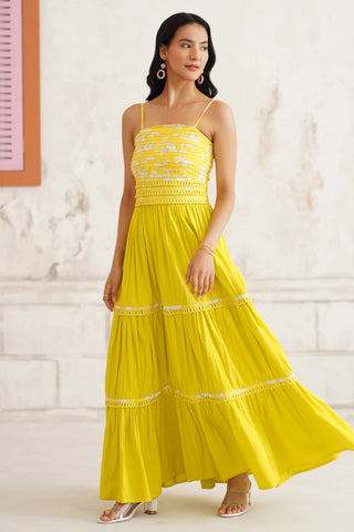 Zelina Tiered Maxi Dress