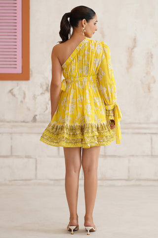 Marisol One- Shoulder Skort Dress