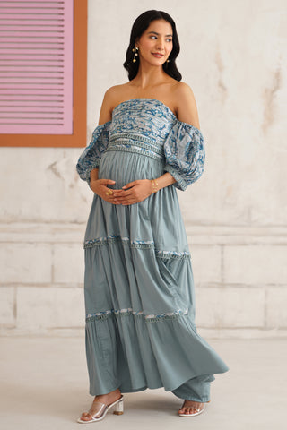 Soraya Maternity Off- Shoulder Dress