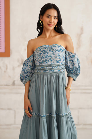 Soraya Maternity Off- Shoulder Dress