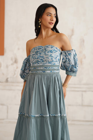 Soraya Maternity Off- Shoulder Dress