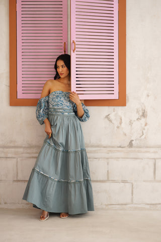 Soraya Maternity Off- Shoulder Dress