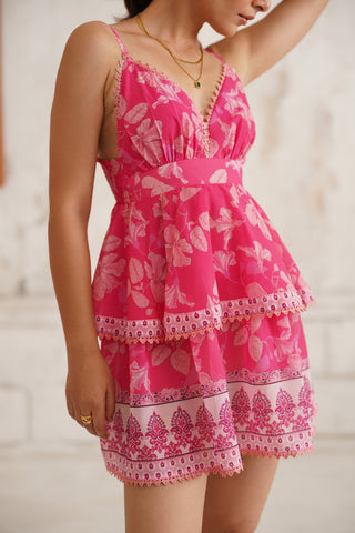Amalie Floral Mini Dress