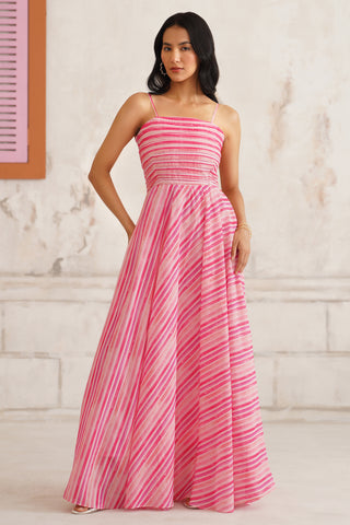 Sorbet Striped Maxi Dress