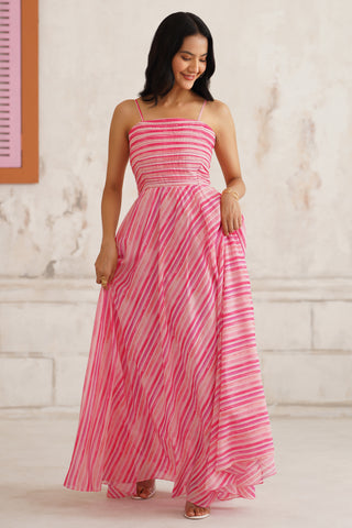 Sorbet Striped Maxi Dress