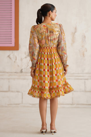 Saffira Ochre Dress