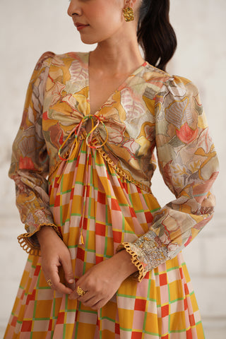 Saffira Ochre Dress