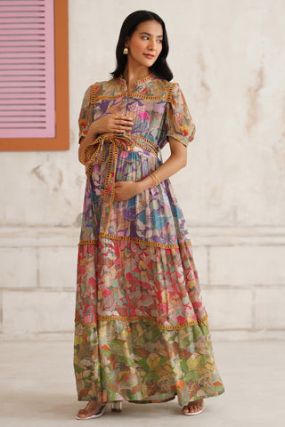 Florence Maternity Midi Dress