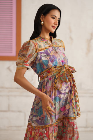 Florence Maternity Midi Dress