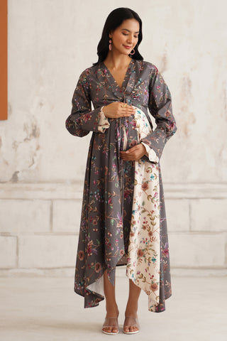 Islene Asymmetric Maternity Dress