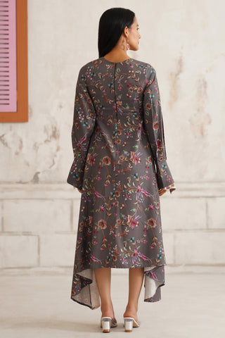 Islene Asymmetric Maternity Dress