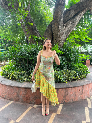 Cleopatra Asymmetric Dress