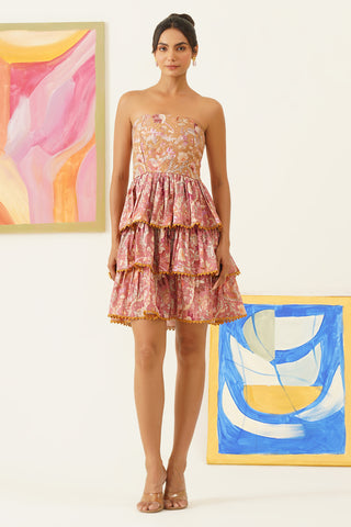 Selene Quilted Tube Dress