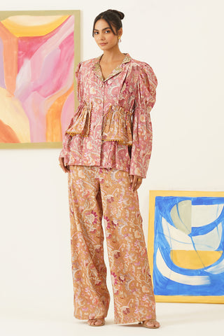 Aura Printed Oversized Jumper
