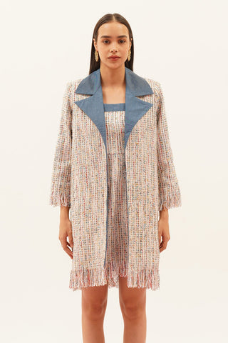 Nevara Tweed Overcoat