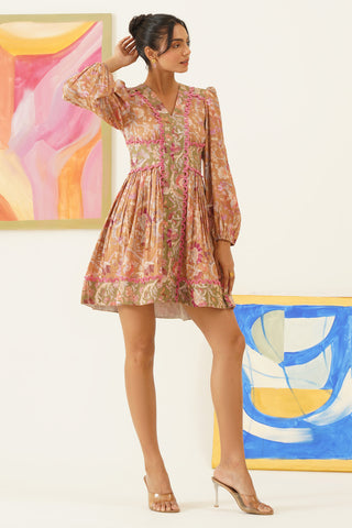 Anise Printed Dress