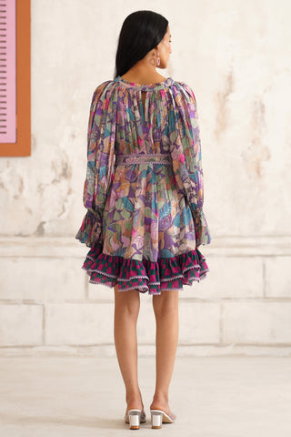 Aylen Frilled Hem Dress