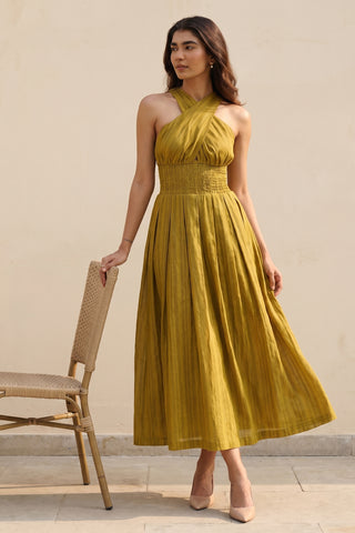 Crossover Midi Dress