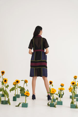 Fiona Colour Blocked Dress