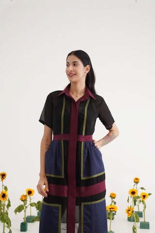 Fiona Colour Blocked Dress