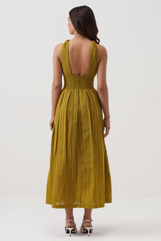 Crossover Midi Dress