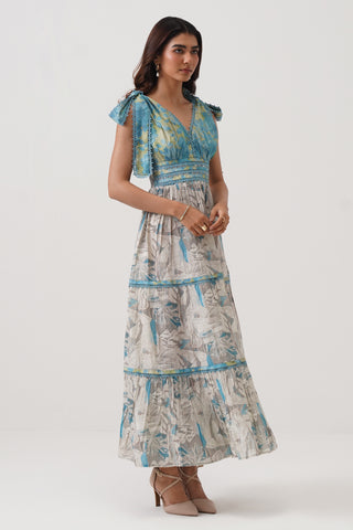 Eden tierred Maxi Dress