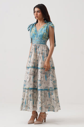 Eden tierred Maxi Dress