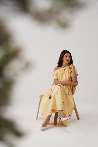 Buttercup Embroidered Midi Dress