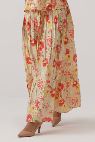 Poppy Bloom Maxi Skirt