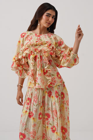 Poppy Bloom Maxi Skirt