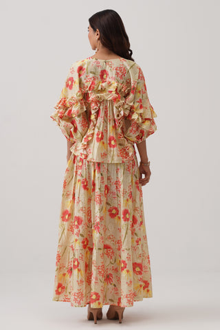 Poppy Bloom Maxi Skirt