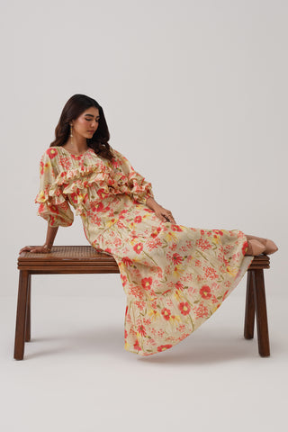 Poppy Bloom Maxi Skirt