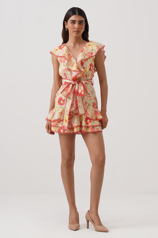 Poppy Flounced Skort Dress