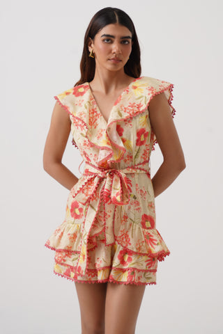 Poppy Flounced Skort Dress