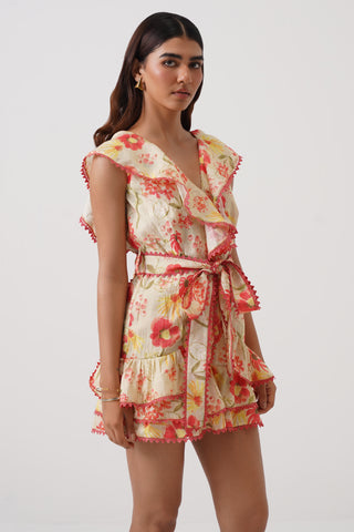 Poppy Flounced Skort Dress