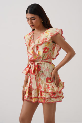 Poppy Flounced Skort Dress