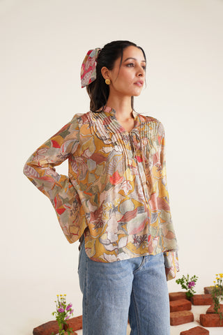 Emily Ochre Blouse